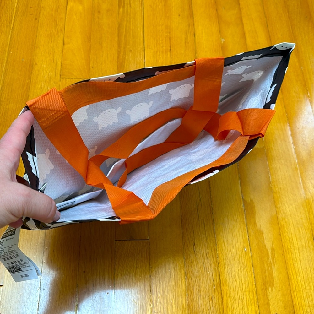 👻 IKEA Kustfyr Reusable Bag Halloween Ghosts 505.996.33 Trick or Treat - Picture 5 of 7